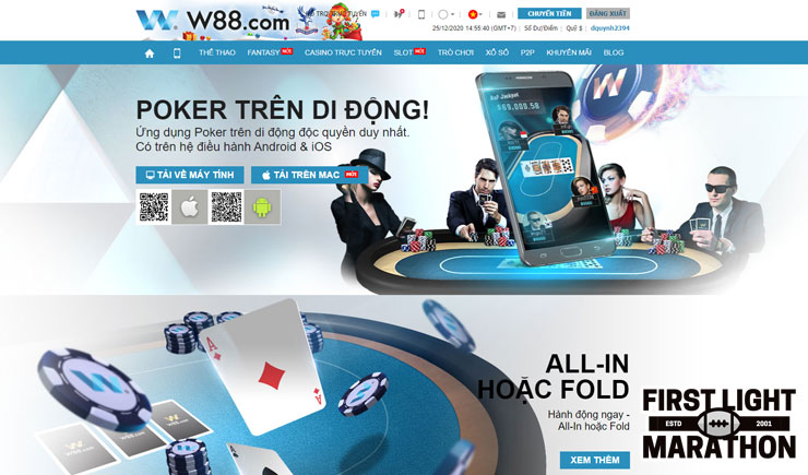 Poker online W88