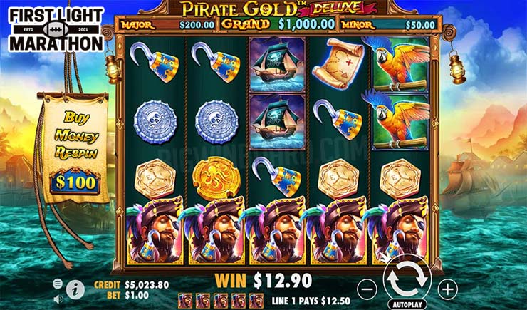 Cách chơi Pirate Gold Deluxe Slot