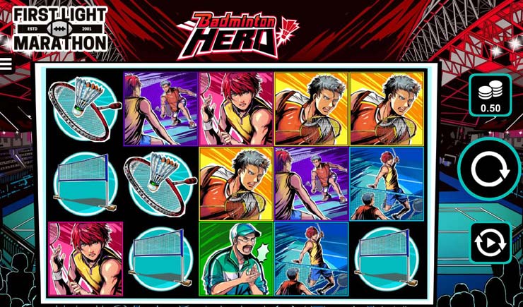 Cách chơi Badminton Hero Slot