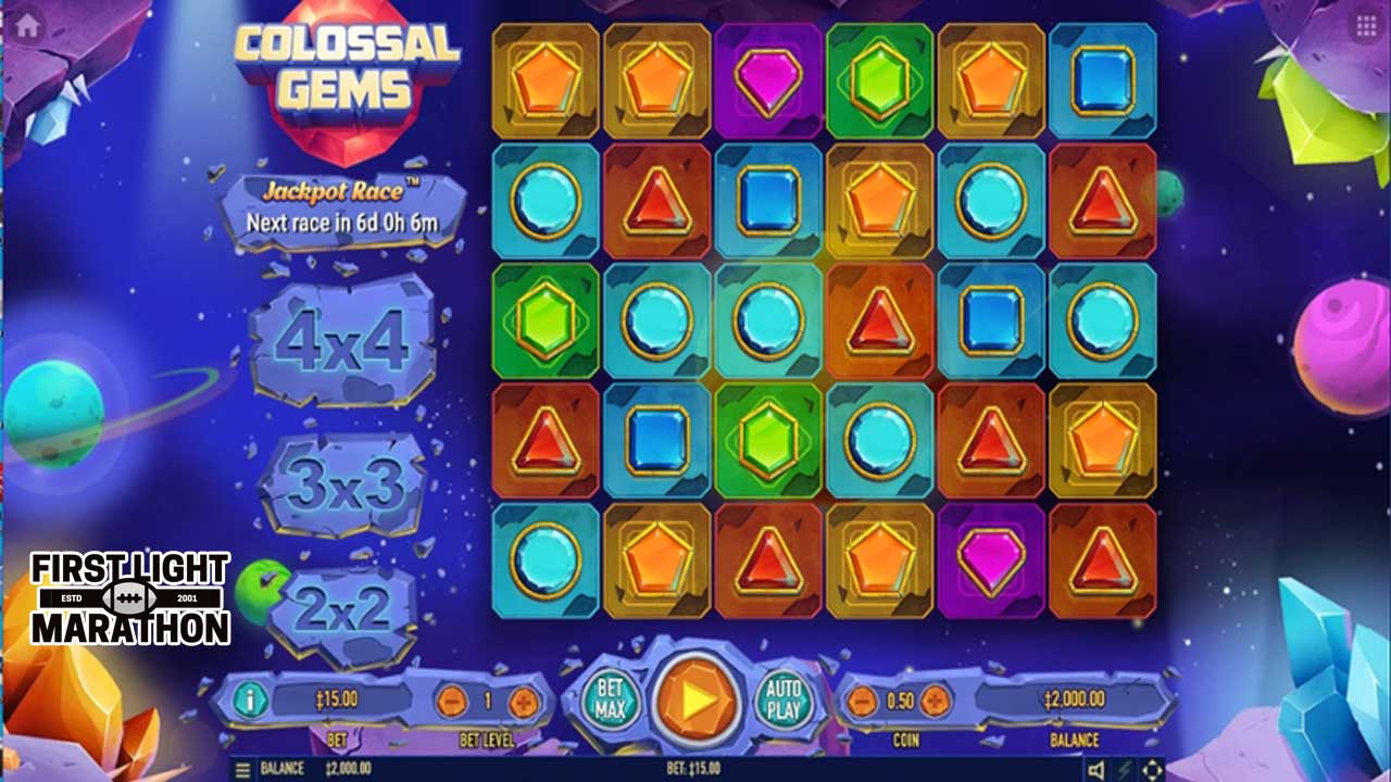 Cách chơi Colossal Gems Slot