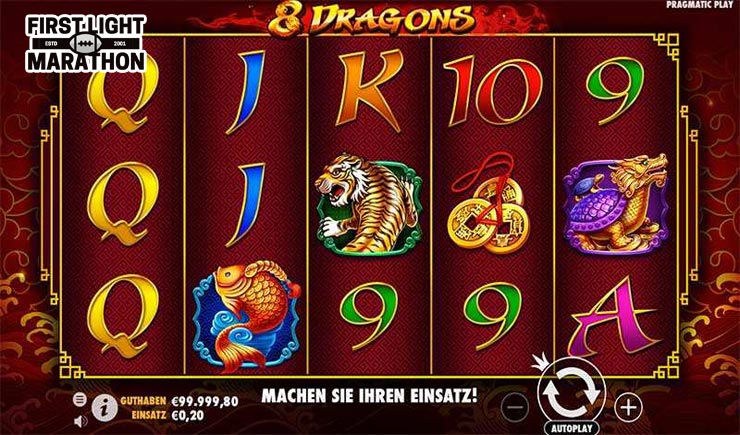 Cách chơi 8 Dragons Slot